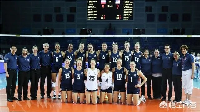 2018VNL江门站美国女排3:0战胜俄罗斯,如何评价双方的发挥?
