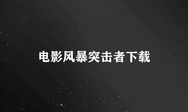 电影风暴突击者下载