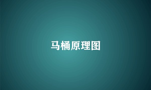 马桶原理图