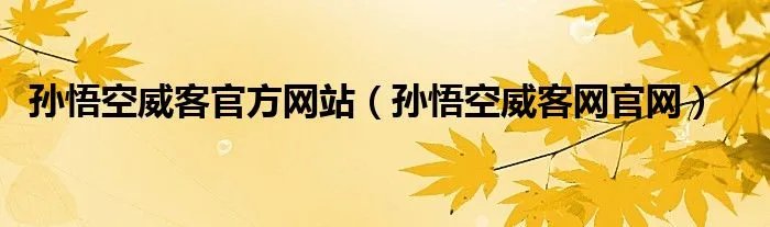 孙悟空威客官方网站（孙悟空威客网官网）