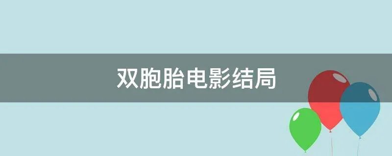 双胞胎电影结局