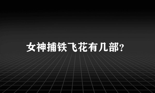 女神捕铁飞花有几部?
