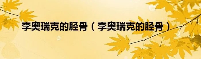 李奥瑞克的胫骨（李奥瑞克的胫骨）