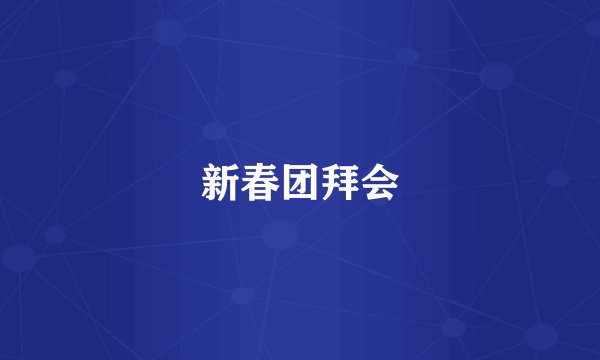 新春团拜会