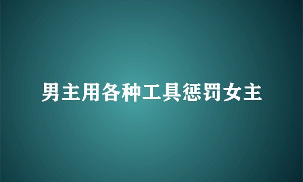 男主用各种工具惩罚女主