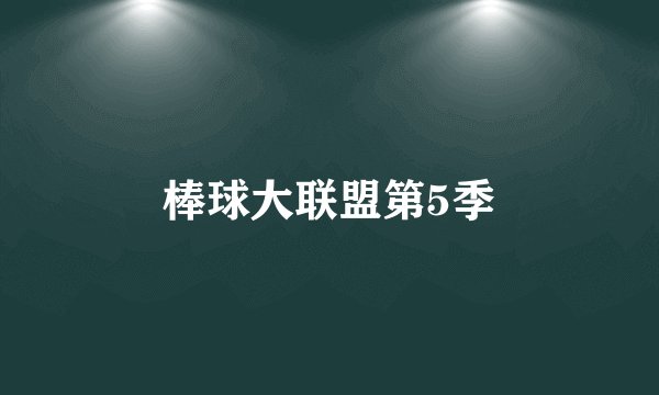 棒球大联盟第5季