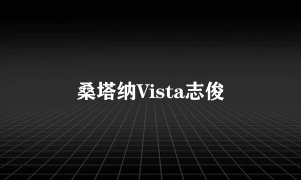 桑塔纳Vista志俊