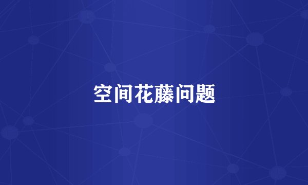 空间花藤问题