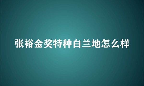 张裕金奖特种白兰地怎么样