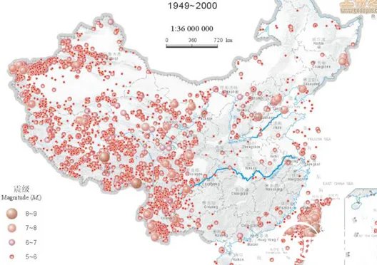 中国地震带清晰分布图 中国有哪些地震带?