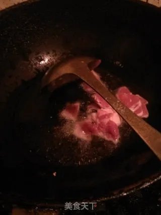 有机菜花炒肉