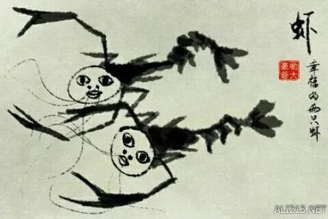 网友祖传武松打虎和齐白石异形古画 当时我就惊了!