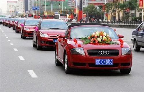 婚礼车队价格表 结婚一般要几辆车