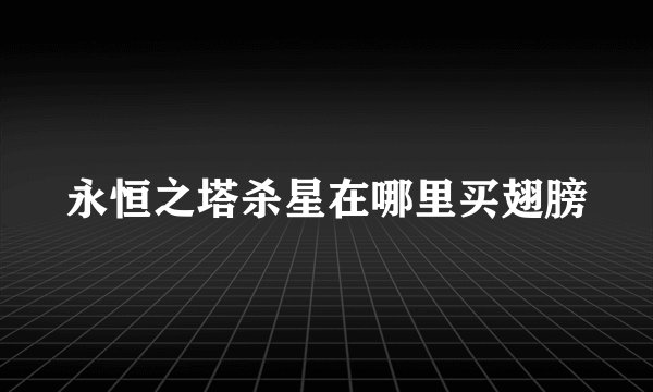 永恒之塔杀星在哪里买翅膀
