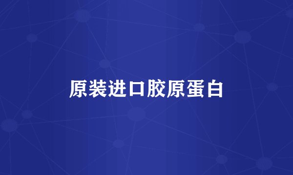 原装进口胶原蛋白