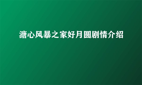 溏心风暴之家好月圆剧情介绍