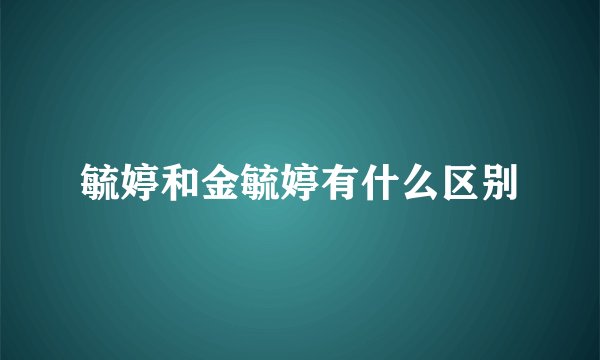 毓婷和金毓婷有什么区别